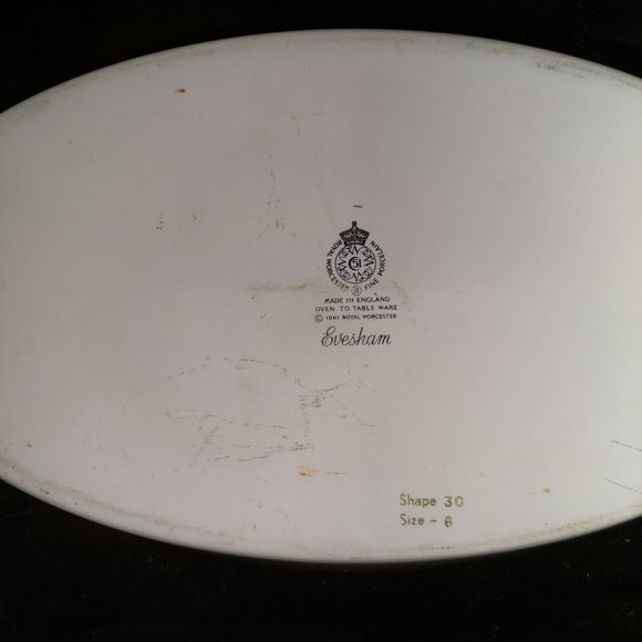 Royal Worcester serving dish - Picture 2 of 2